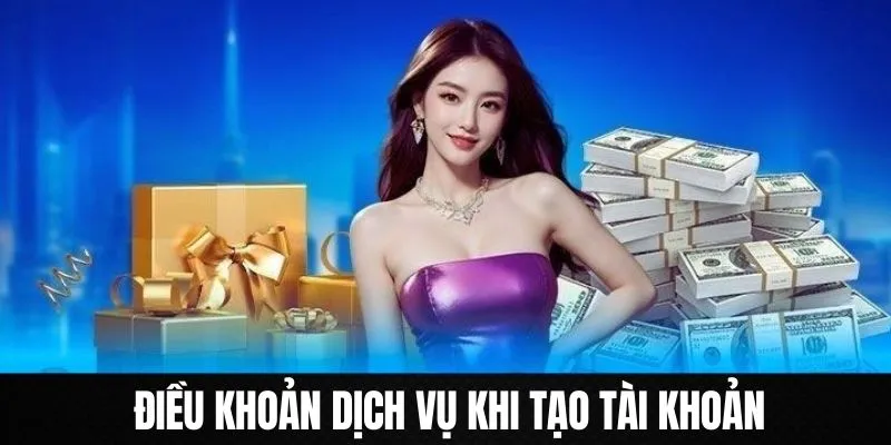 Những điều khoản dịch khi tạo tài khoản