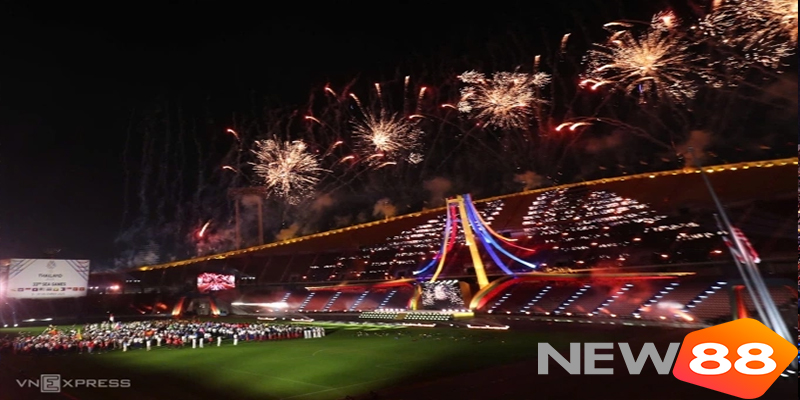 Bế Mạc SEA Games 33: Dấu Ấn Khép Lại Hành Trình 10 Ngày 5 Pháo hoa rực rỡ khép lại Bế mạc SEA Games 33